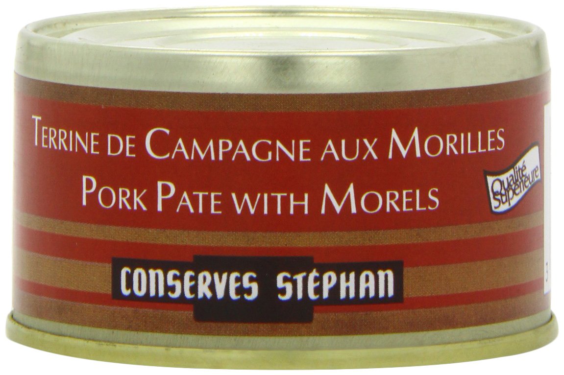 Stephan Country Pork Pate with Morels 130 g (Pack of 6)