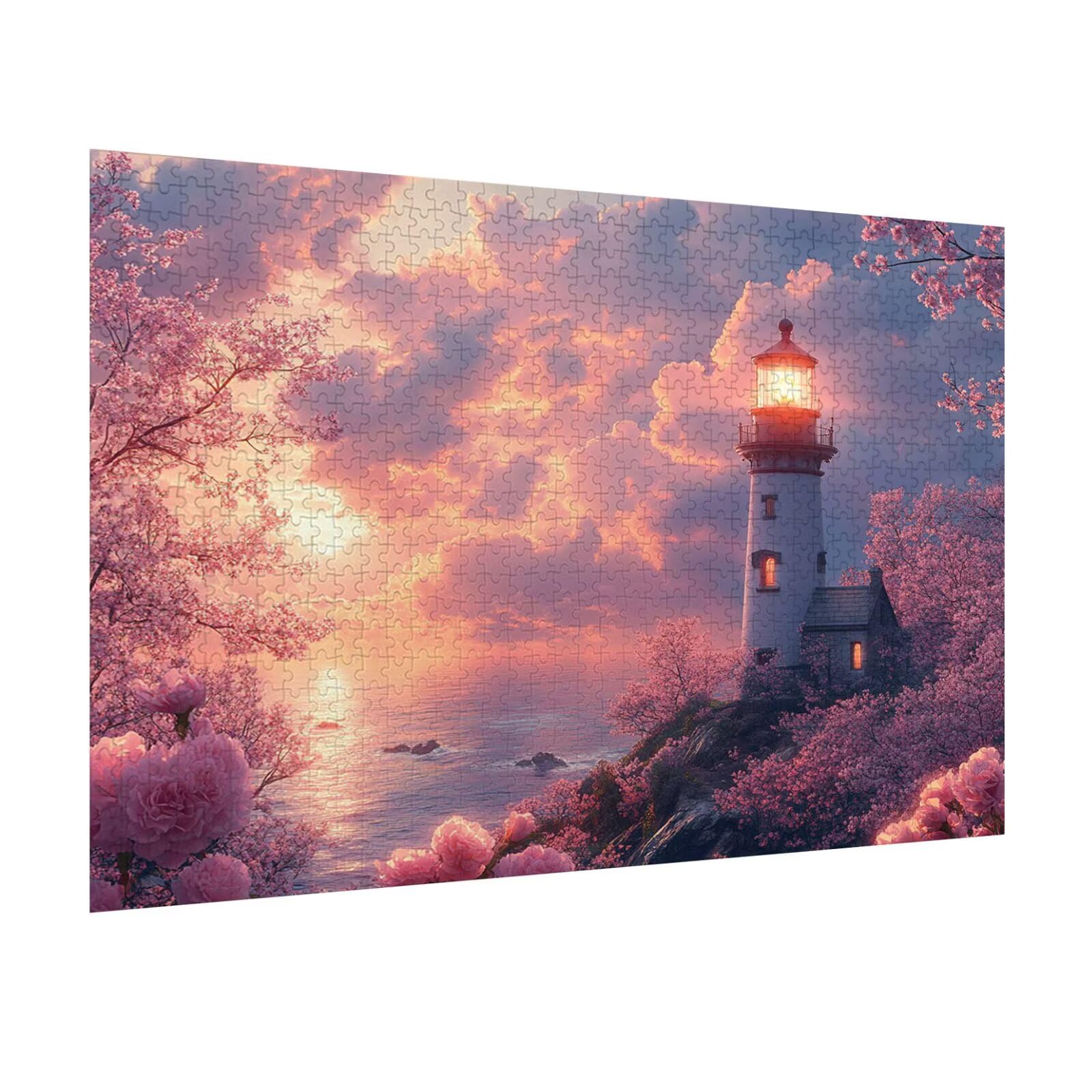 Puzzle 1500 Piezas Cerezo en Flor Puzzle de Madera Desafiante, n-870