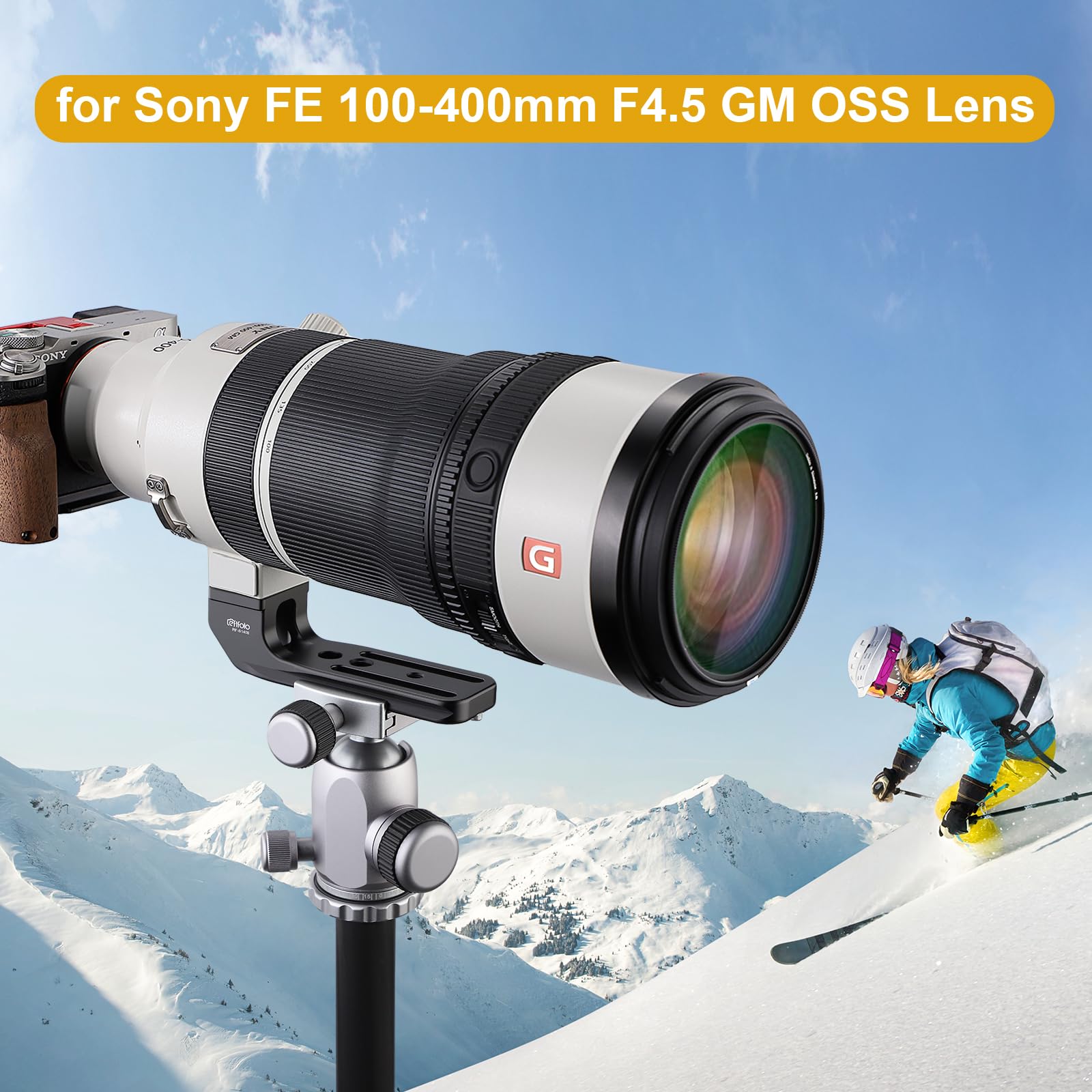 Leftfoto Objektiv-Ersatzfuß für Sony FE 100–400 mm F4.5 GM OSS Objektiv