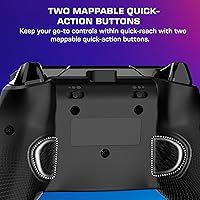 Vista 4 de Turtle Beach Afterglow Wave Wired RGB Gaming Controller - Licensed for Xbox Series X S, Xbox One & Windows PCs - Mappable Buttons, Hall-Effect Hair