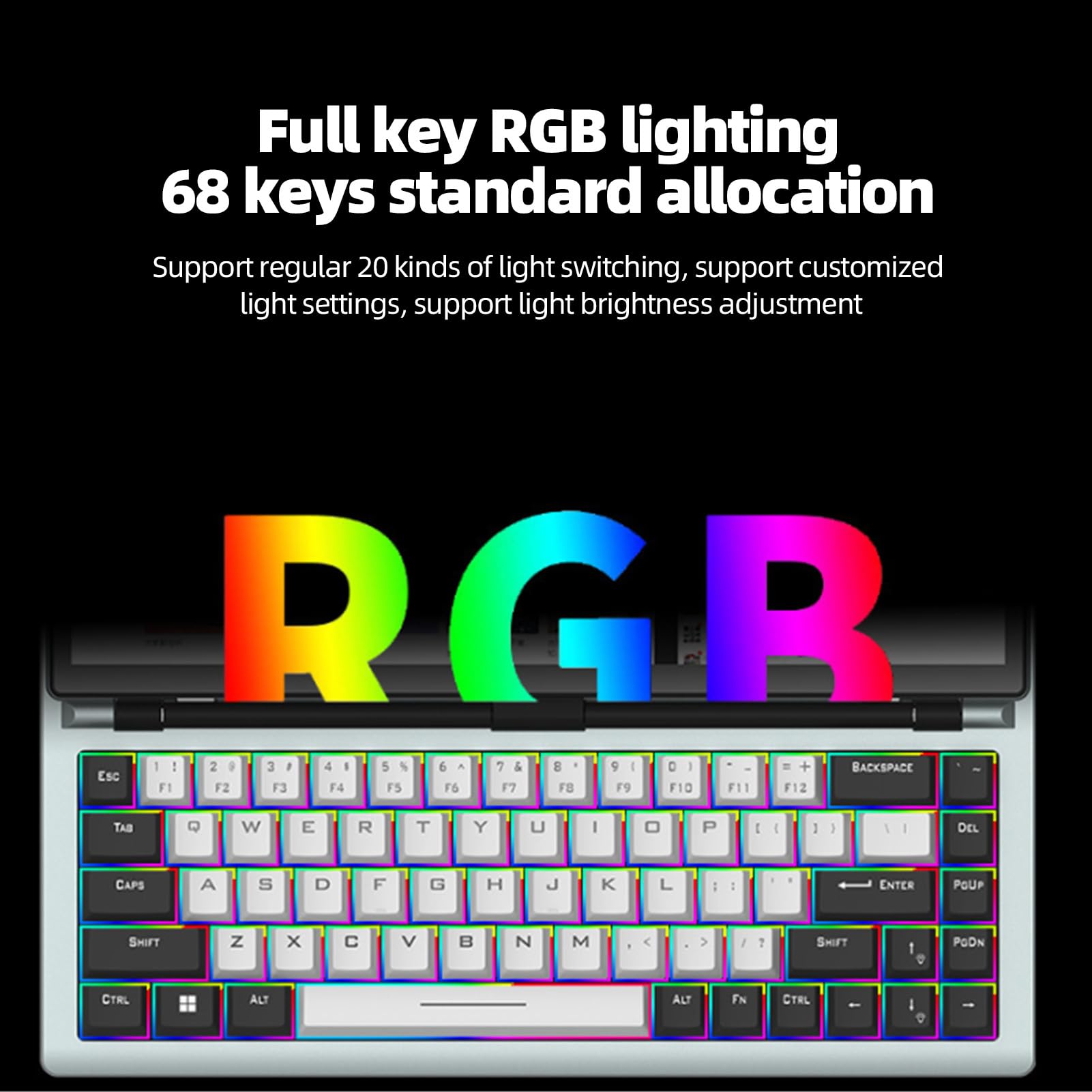 Amazon.co.jp: タッチスクリーン付きメカニカルゲーミングキーボード