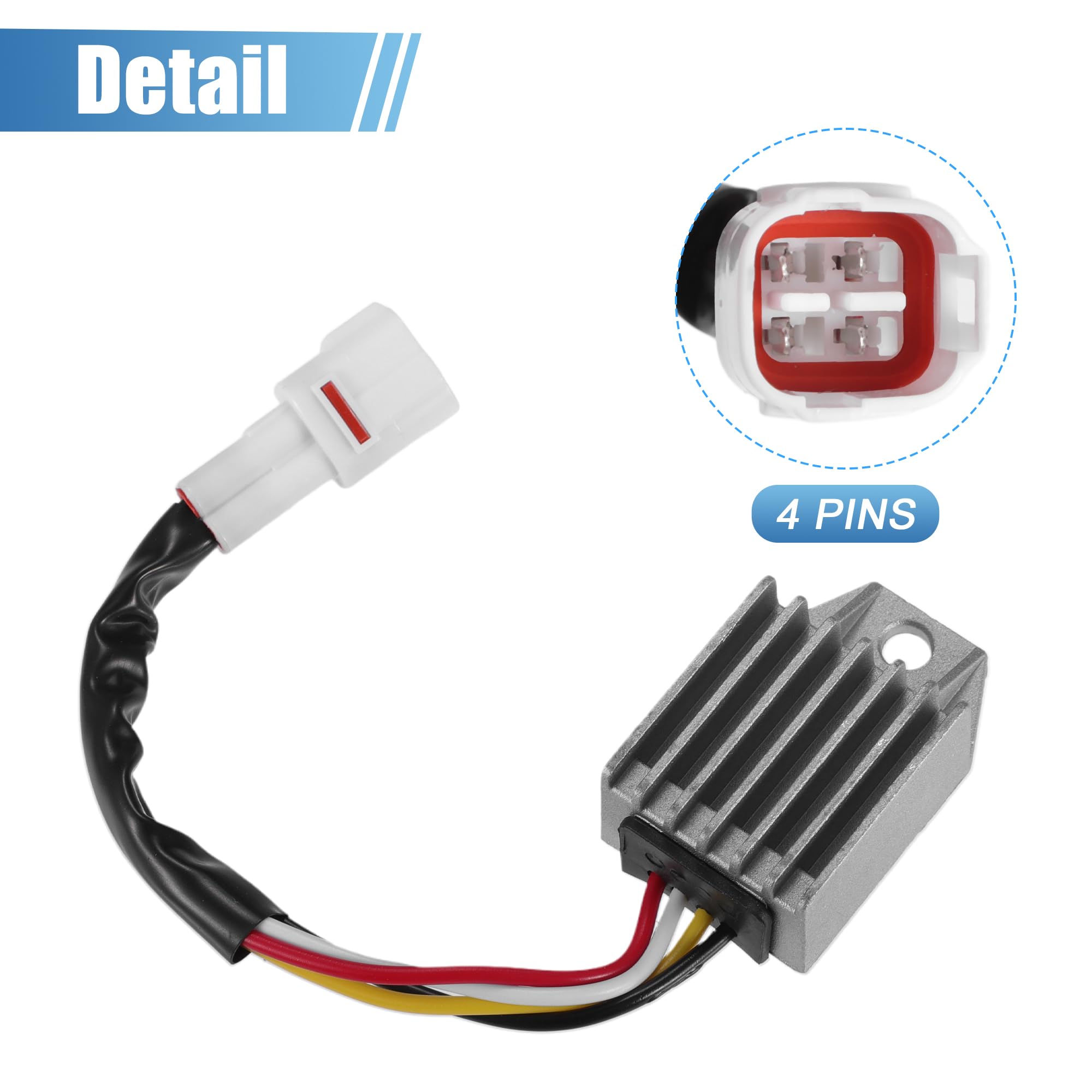 A ABSOPRO Regulador Rectificador De Voltaje Para Yamaha Yfa1 Breeze 125 1997-2004