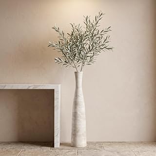 Ceramic Tall Floor Vase, 29" Terracotta Large Decorative Vases Home Decor