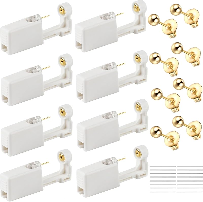 Kit para Piercing de Orelha Orglace com 38 Peças e Brincos de Zircônia Cúbica