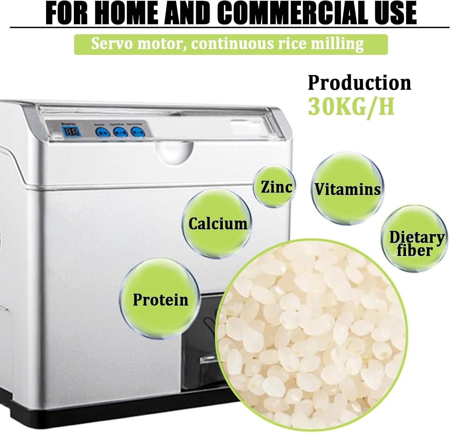 Paddy Huller Sheller Hulling Automatic Rice Milling Machine,Portable Household Electric Peeling Dehuller with Paddy Huller Sheller Function