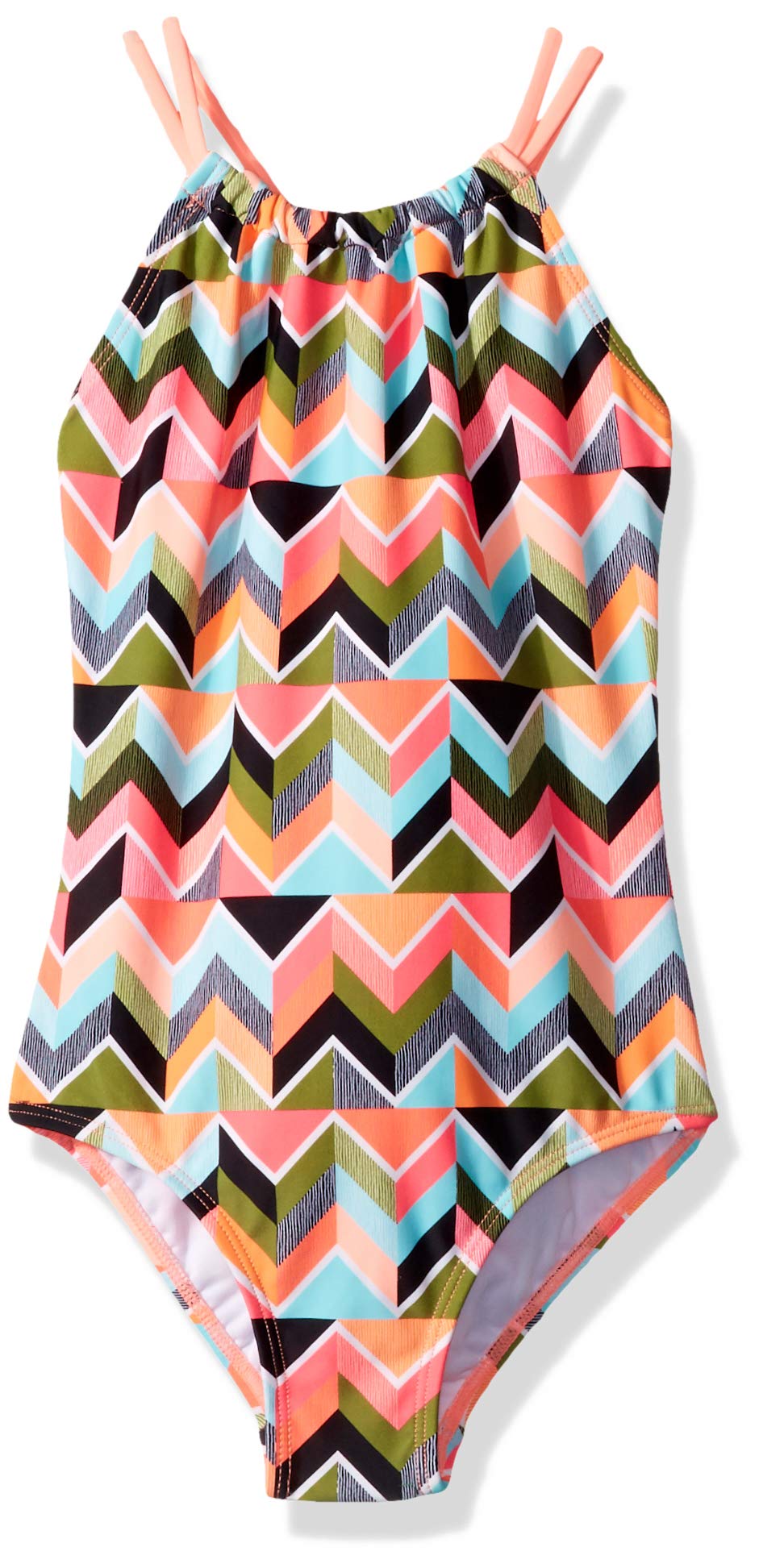 Kanu Surf Girls Jasmine Beach Sport Halter One Piece Swimsuit