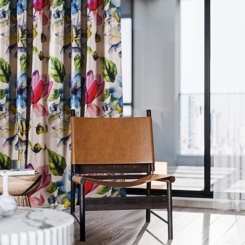 Miniatura 7 de Taisier Home - Cortinas estampadas para sala de estar, impresión digital con diseño de moda, cortinas con ojales en la parte superior, perfectas