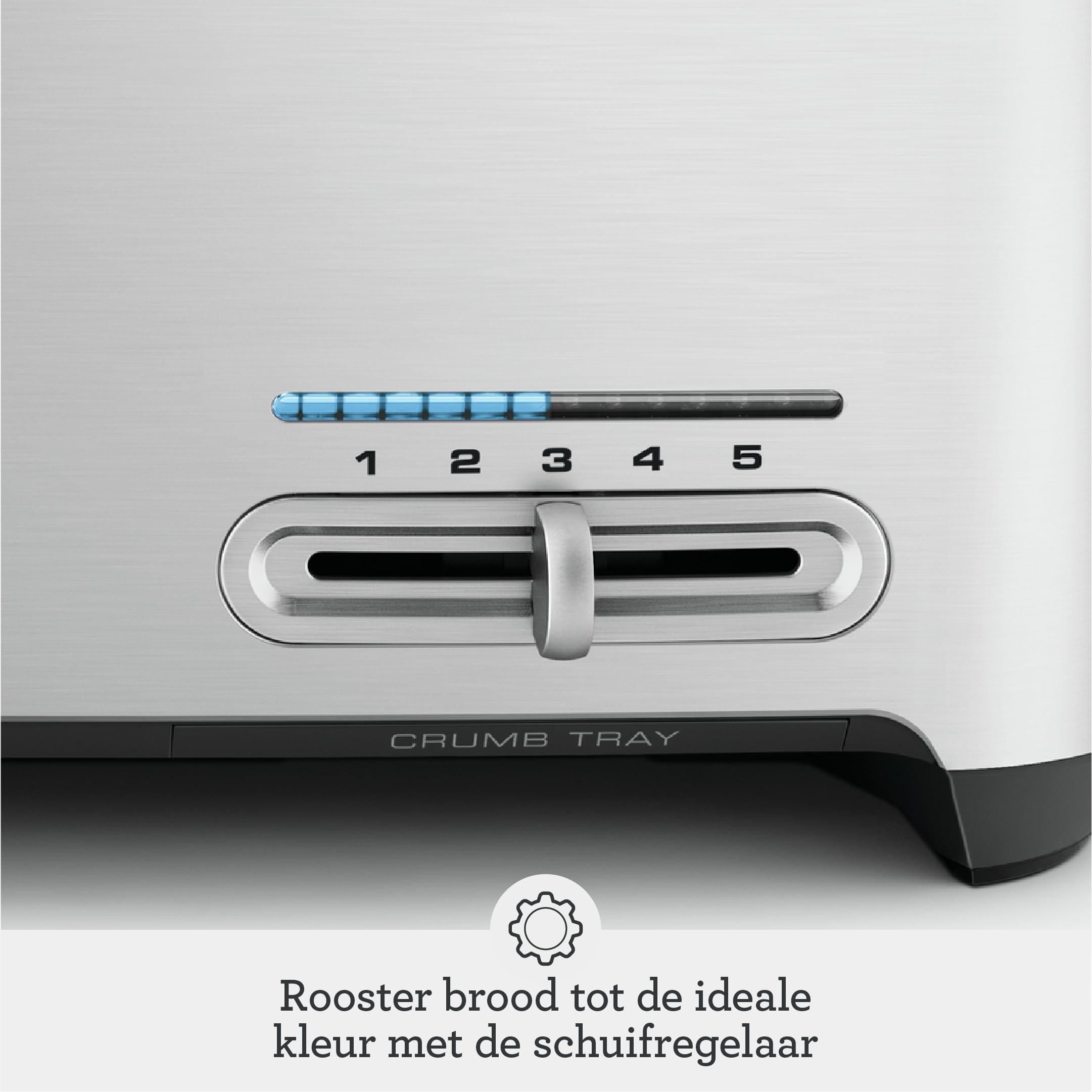 Sage Smart Toast 4-kromkowy toster - Z bardzo szerokimi szczelinami, Aluminium Szczotkowane