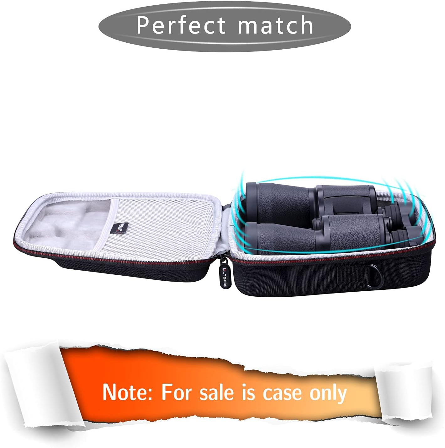 LTGEM Hard Case for TQYUIT or FONSAWA Binoculars 20x50, Waterproof Binoculars with BAK4 Prism and FMC Lens