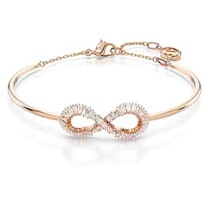 Amazon.com: Swarovski Hyperbola Bangle Bracelet, Infinity