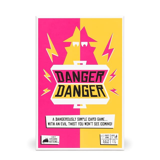 Exploding Kittens - Danger Danger: A 10 Minute Team Card Game - Outwit, Outplay, Outscore!