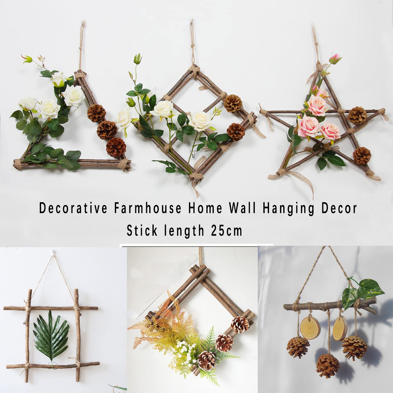 Amazon.com: LAZACA Craft Sticks Twigs Crafting Natural Wood Log