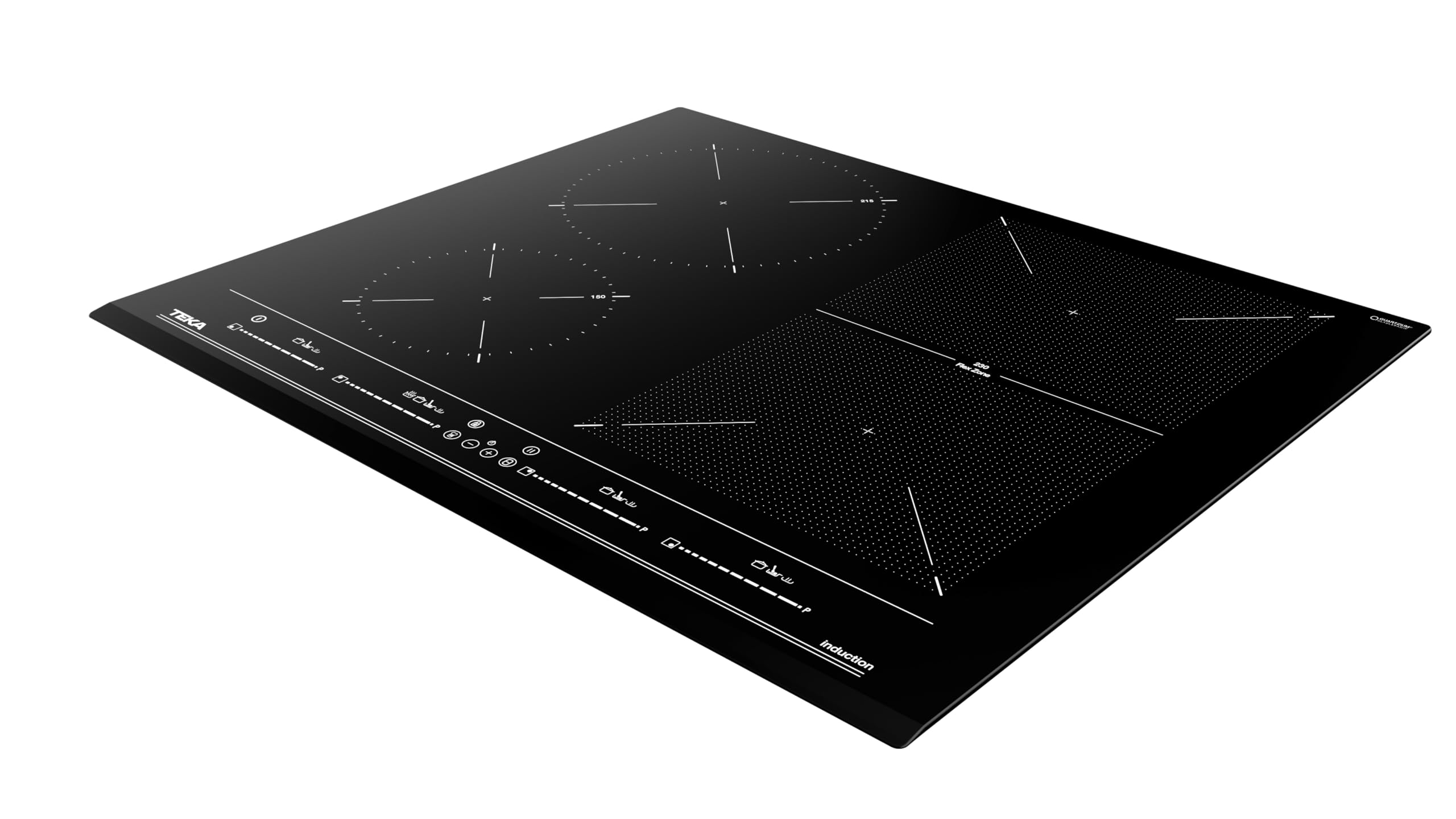 Teka 112510019, Piano cottura a induzione, 60 cm IZF 64440 BK MSP, Black glass