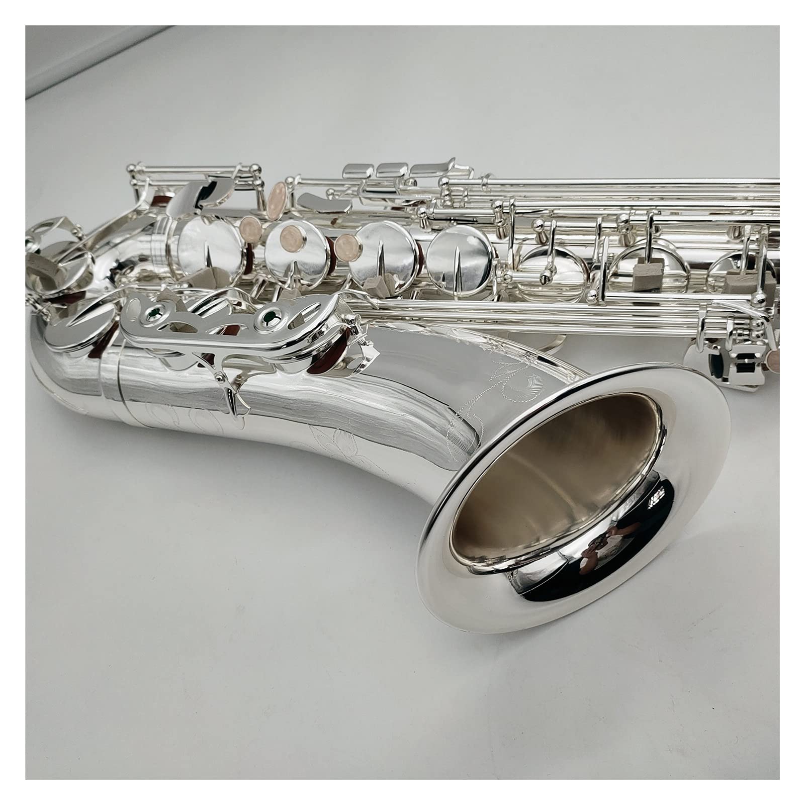 Sax Principianti Kit Strumento Musicale Professionale Placcato Tunor Saxophone BB Tunor Strumento Musicale Professionale con Cassaforte Strumento a fiato