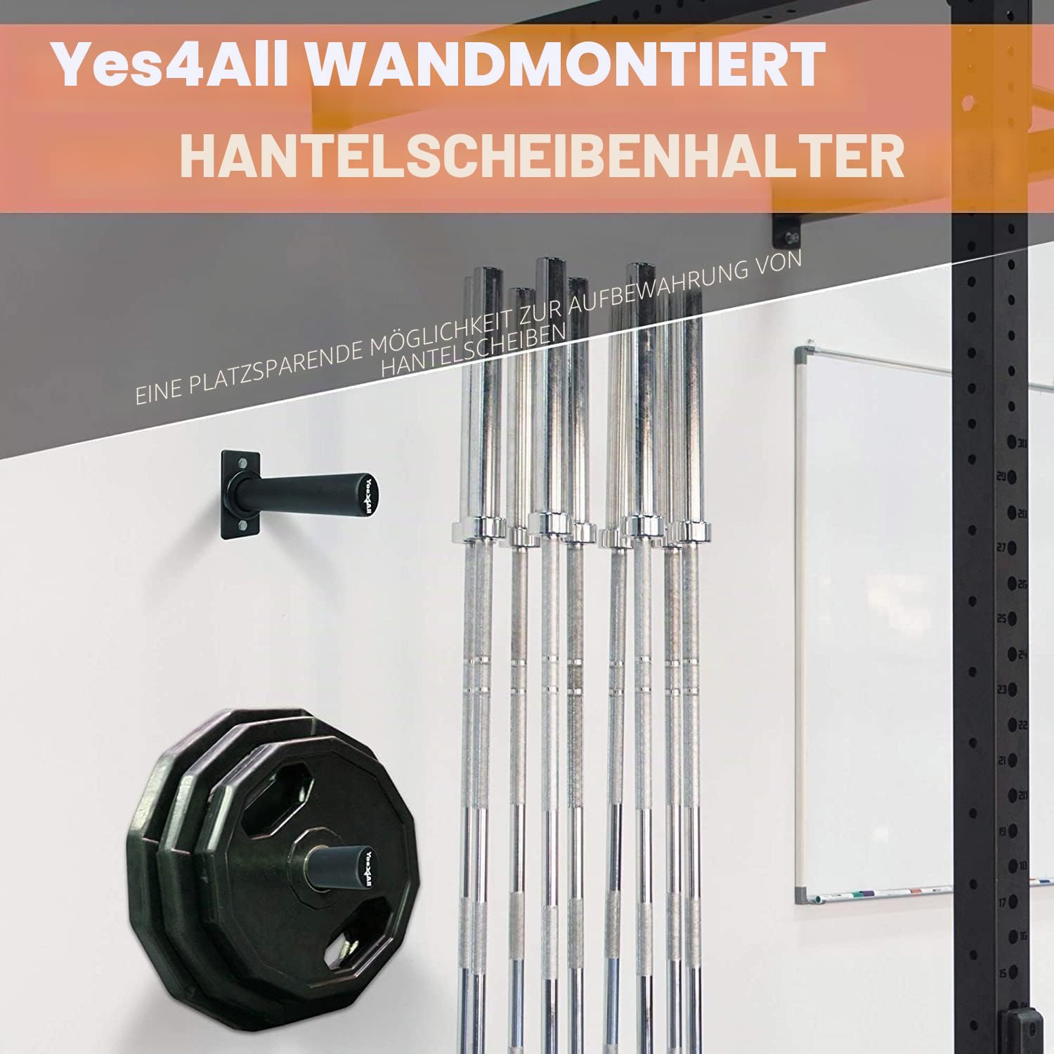 Yes4All LCUR 20 Zoll hölzerne Parallettes Bars/Push Up Bars für Parallettes Calisthenics Übungen und Oberkörper Krafttraining (Paar)