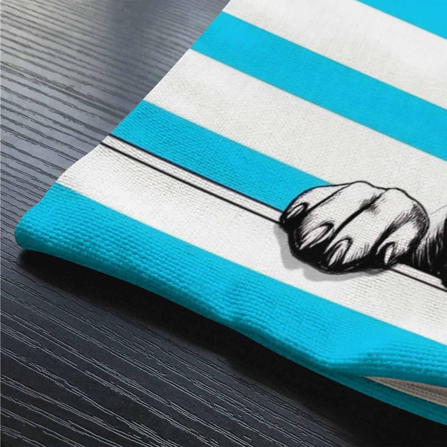 Smooffly Dog Decorative Pillow Cover, French Bulldog Wearing The Sunglasses Lumbar Pillow Cover Modern Farmhouse Cushion Case Home Decor for Living Room Patio Sofa Couch Chair 12 x 20 Inch image 5