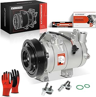 A-Premium AC Compressor with Clutch Compatible with Nissan Rogue 2008 2009 2010 2011 2012 2013 2014 L4 2.5L Price In India