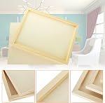 6PCS Wood Panels for Painting, 12 x 16 Inch Craft Wood Canvas Panel Boards Unfinished Wooden Painting Pouring Panel Board for Arts & Crafts, 3/4 Inch Deep