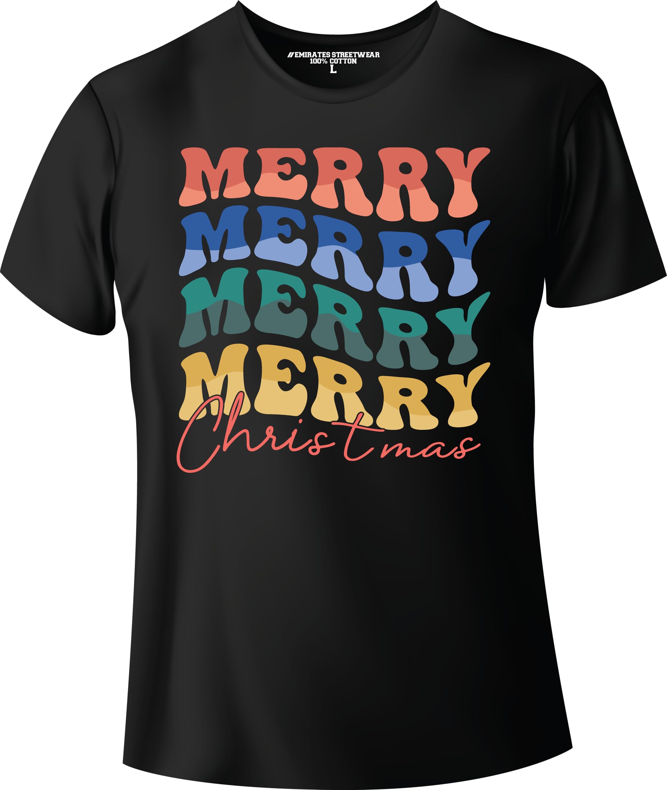 Sponsored Ad – Merry Merry Christmas - Christmas T-Shirt for Men or Women, Unisex Christmas Tee, D-00101