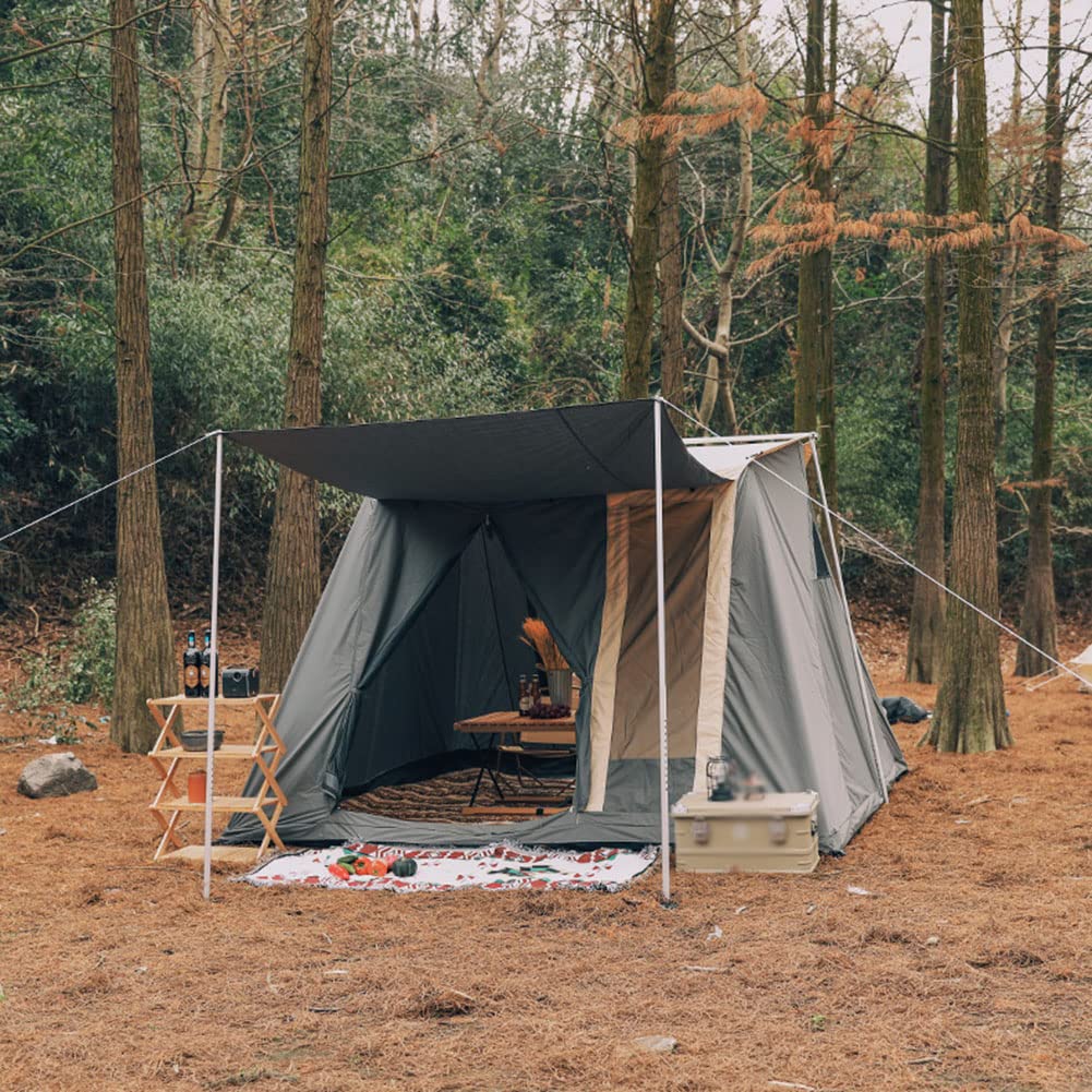 NOALED Campingzelt für 5–8 Personen, Familien-Kabinenzelt im Freien zum Wandern, Rucksackreisen, Reisen – Glamping-Zelt, Winddicht, einfacher Aufbau Sport & Freizeit