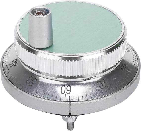 2X Handwheel Handle Kit 5 Volt Manual Pulse Generator Machine Tool Rotary Encoder Electronic Handwheel, 60Mm