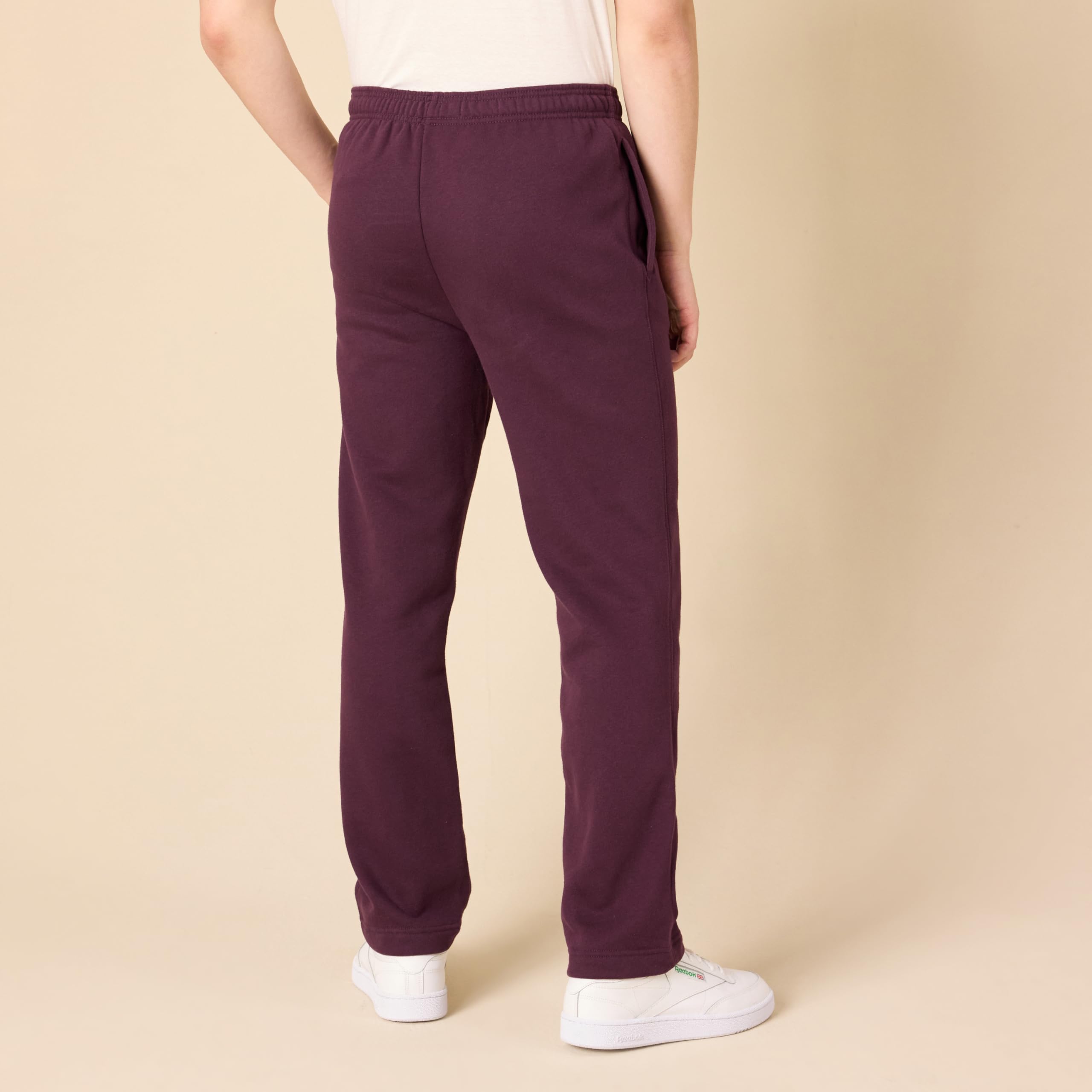 Amazon Essentials Pantaloni Sportivi in Pile con Fondo Aperto (Disponibili nelle Taglie Big & Tall) Uomo