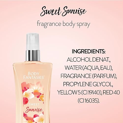 Miniatura 8 de Body Fantasies Signature Spray corporal fragancia Sweet Sunrise Fantasy 8 onzas líquidas