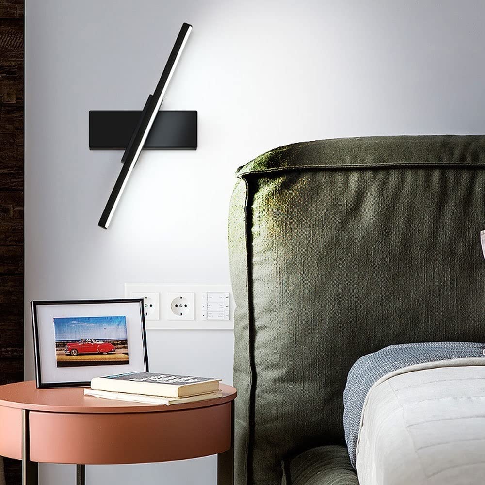 Chinesische Wandleuchten aus Aluminium, LED-Metall, Retro-Design, Wandleuchte, Salzlampe, geeignet für Flur, Schlafzimmer, Arbeitszimmer, Beleuchtungskörper, Wandleuchte, Schwarz/Weiß, langlebig