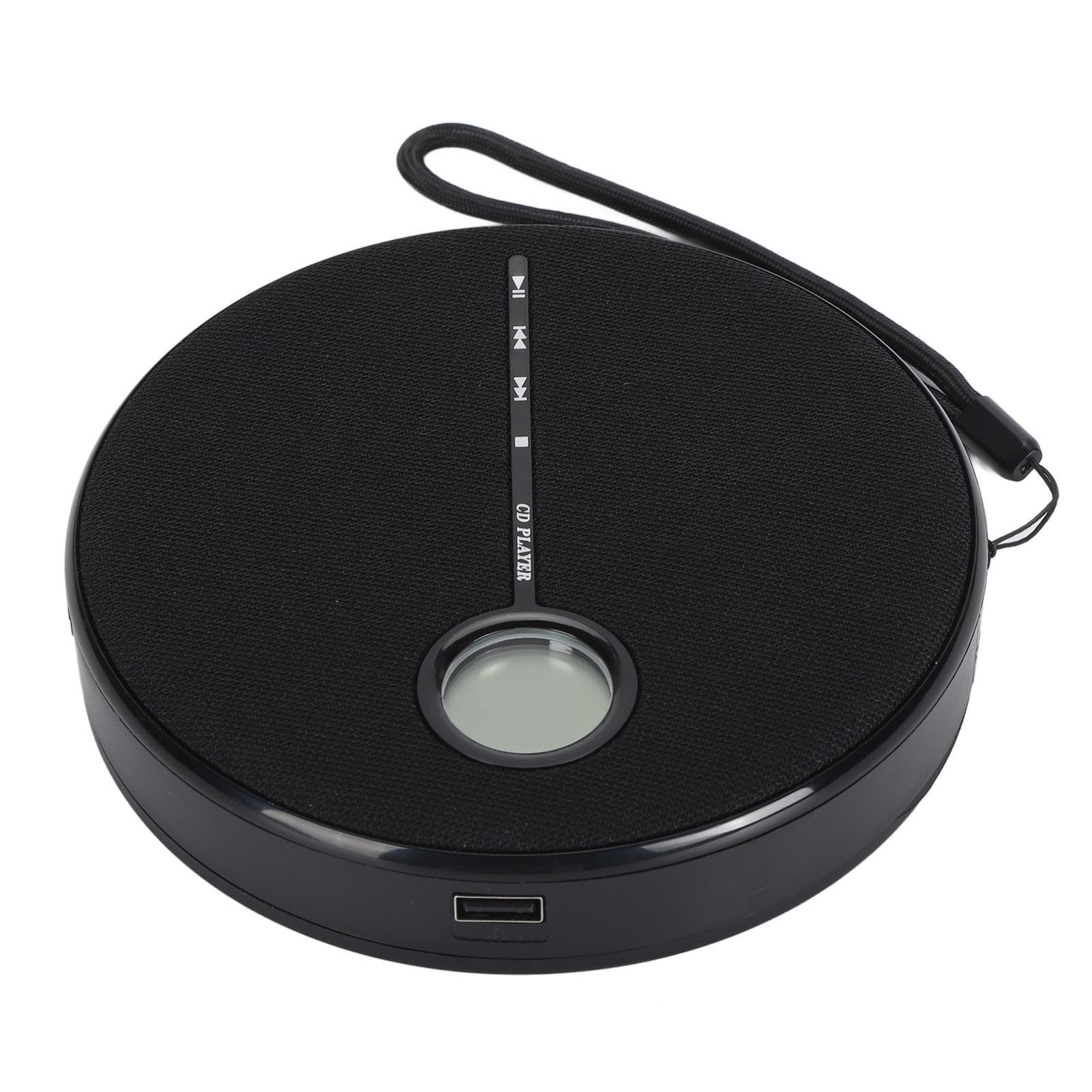 Reproductor de CD Reproductor de Música Portátil Recargable con Bluetooth 5.0 para Uso Doméstico Al Aire Libre Material ABS