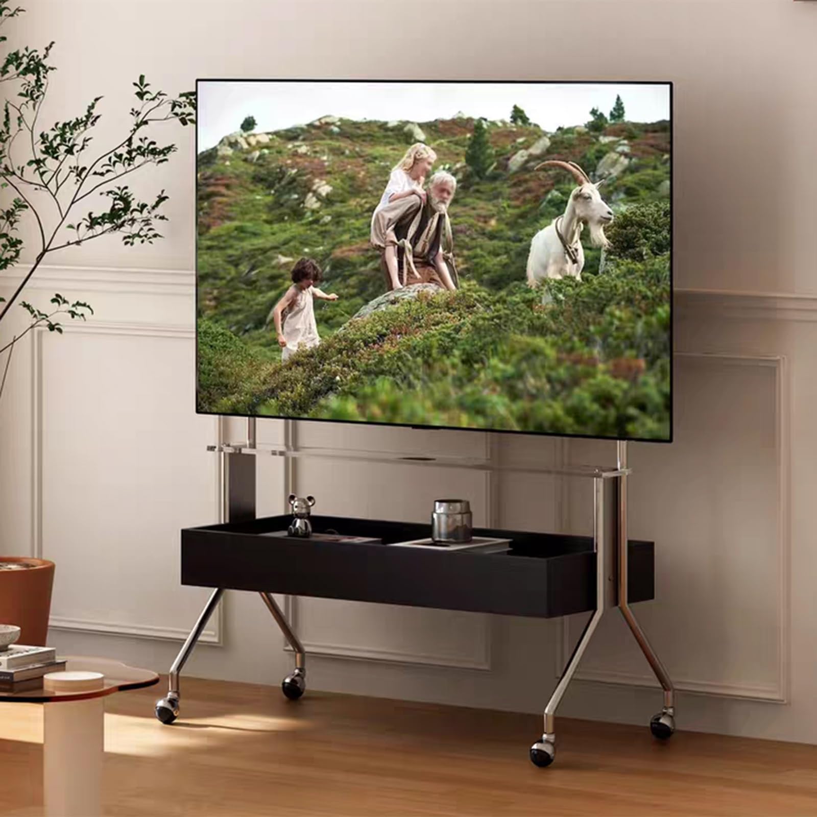 Amazon｜テレビスタンド キャスター付き tvスタンド 50-85インチ対応