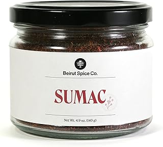 Beirut Spice Co. Pure Sumac - No Salt, No Additives, Single Origin Lebanese Sumac Powder 4.2 oz
