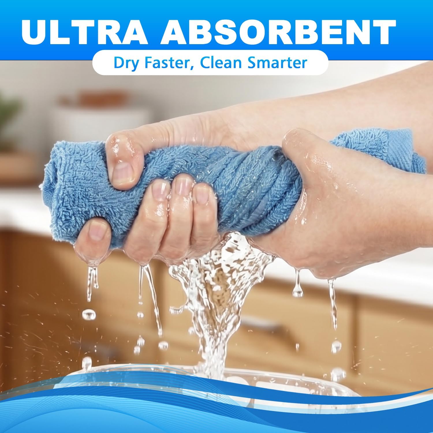 Wash Cloths for Face 3 Pack, 100% Cotton Washcloths, Soft Absorbent Face Towels for Face & Body, Quick Dry Wash Cloths for Showering, Bathroom, 3 Colors