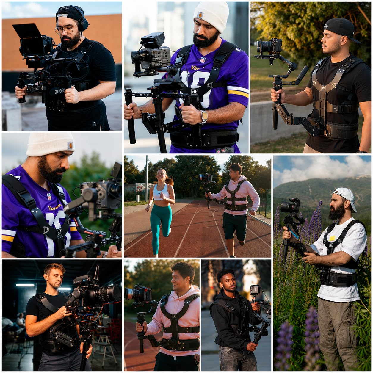 Thanos-SE Ultra Gimbal Support Weste mit Schnellwechsel – Steadicam Gimbal Stabilisator Weste für DJI Ronin RS5 RS4 PRO, RS3 Mini, RS3 PRO und Kameras, 2–8 kg Traglast für Videografen