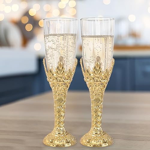 Miniatura 7 de GANAZONO Copas de vino de cáliz, 12 unidades, copas de vino de plástico vintage, copas de vino, copas de bar con tallo para fiesta, iglesia,