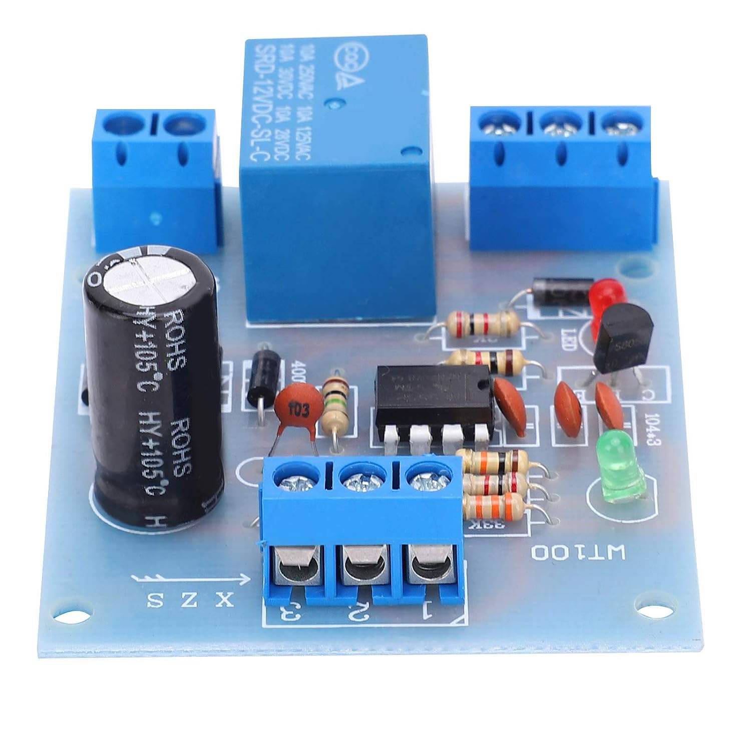12V DC Water Level Controller Automatic Liquid Level Sensor Switch Module for Control Filling Draining System with Anti Interference PCB Board