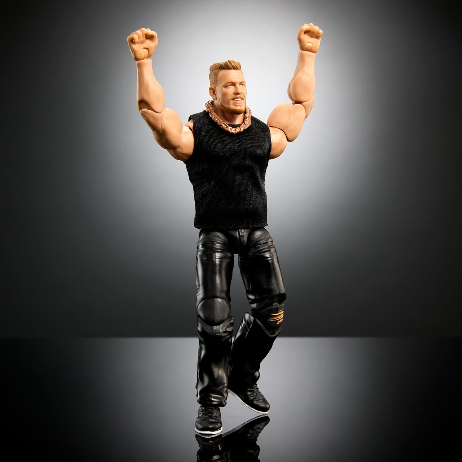 Mattel WWE Elite Collection Wrestlemania Action Figure Set, Pat McAfee Collectible with Accessory & Nicholas Build-A-Figure Parts