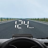 Vista 2 de Head Up Display, HUD GPS universal para coche, interfaz USB del velocímetro, velocidad, dirección de conducción, sobrevelocidad, código de falla