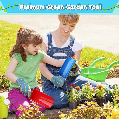 Miniatura 4 de Juego de palas de arena de playa de 9 pulgadas, mango antideslizante, herramienta de jardín para niños y adultos, kit de caja de arena de excavación