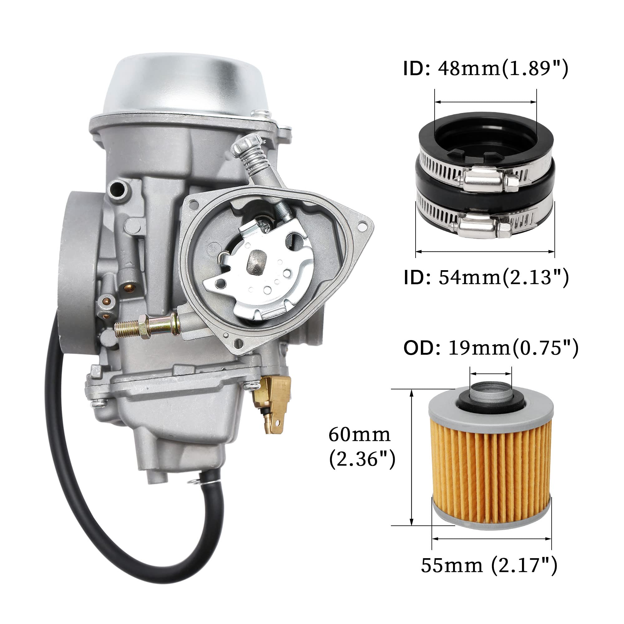 Carburetor – Fits 2004-2007 Yamaha Rhino 660 (YFM660 / YXR660) – Findmall