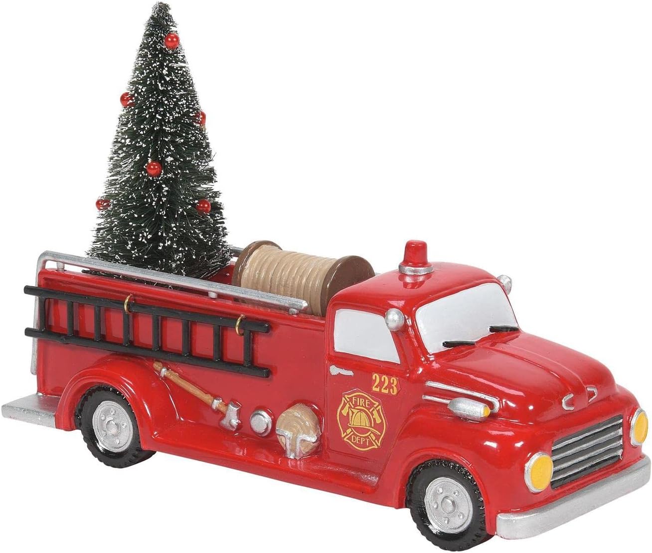 Department 56 Snow Village Engine 223 Pump Truck Figurine
