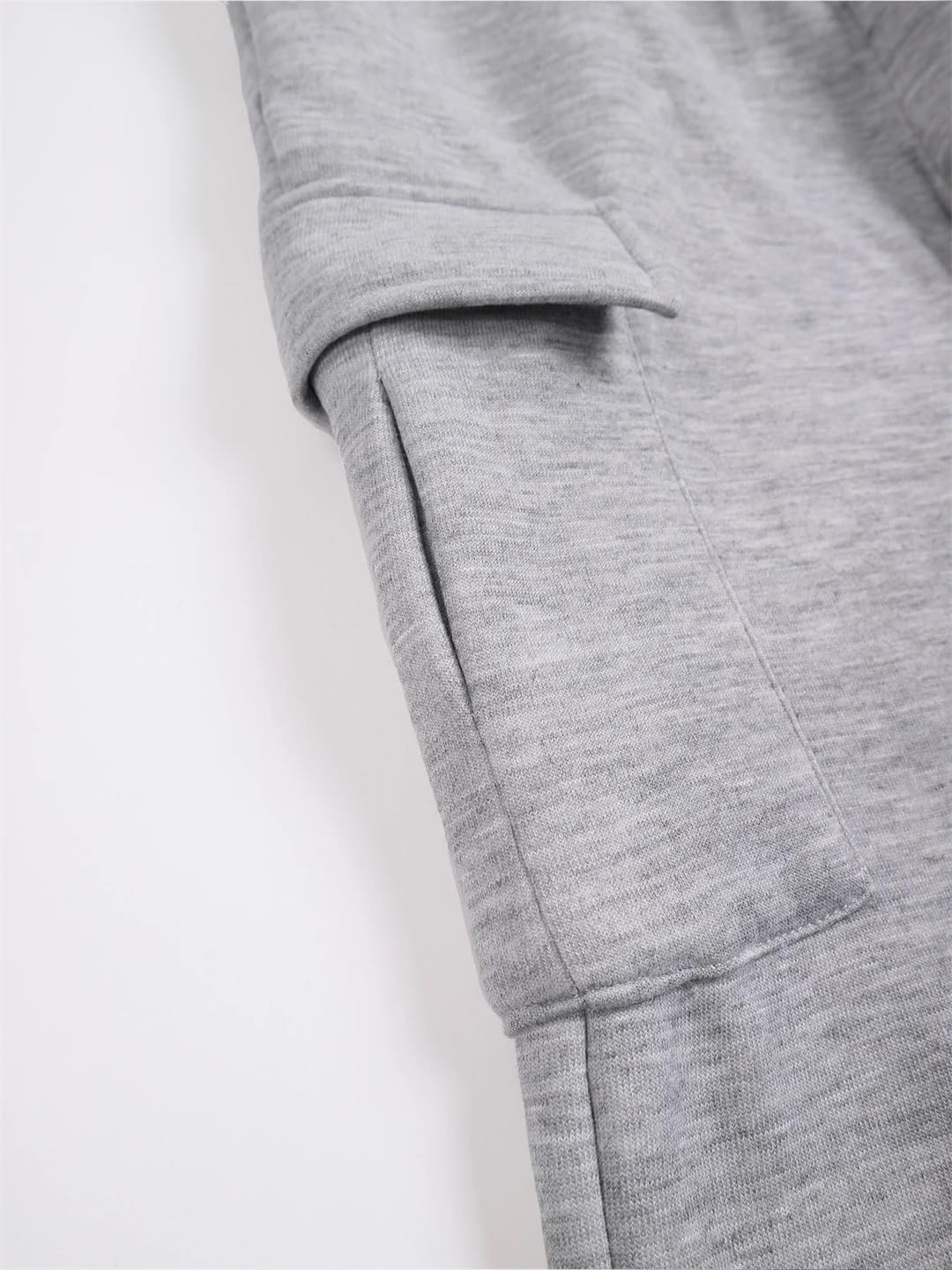 Women's Winter Thermal Lined Side Pocket Drawstring Casual Sport Pants