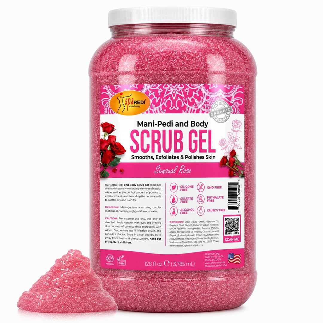 Amazon.com : SPA REDI Professional Pedicure Pumice Scrub Gel