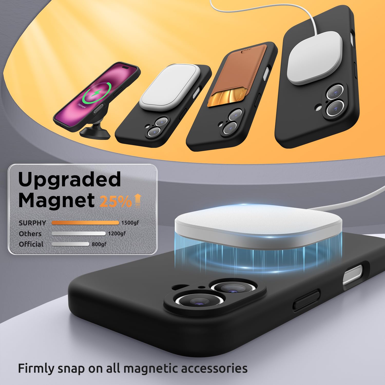 SURPHY Magnetic Design for iPhone 16 Case - Image 3