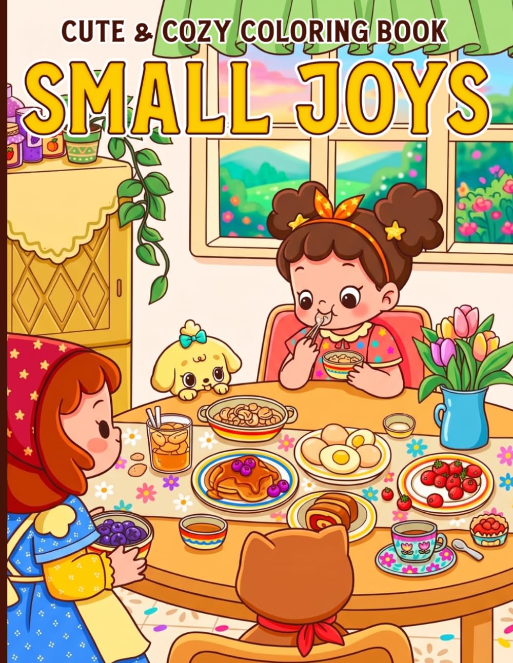 Small Joys Coloring Book: Enjoy Playful Times and Tiny Treasures of Friendship Coloring Pages Featuring Cozy Scenes for All Ages to Find Peace and Enjoyment