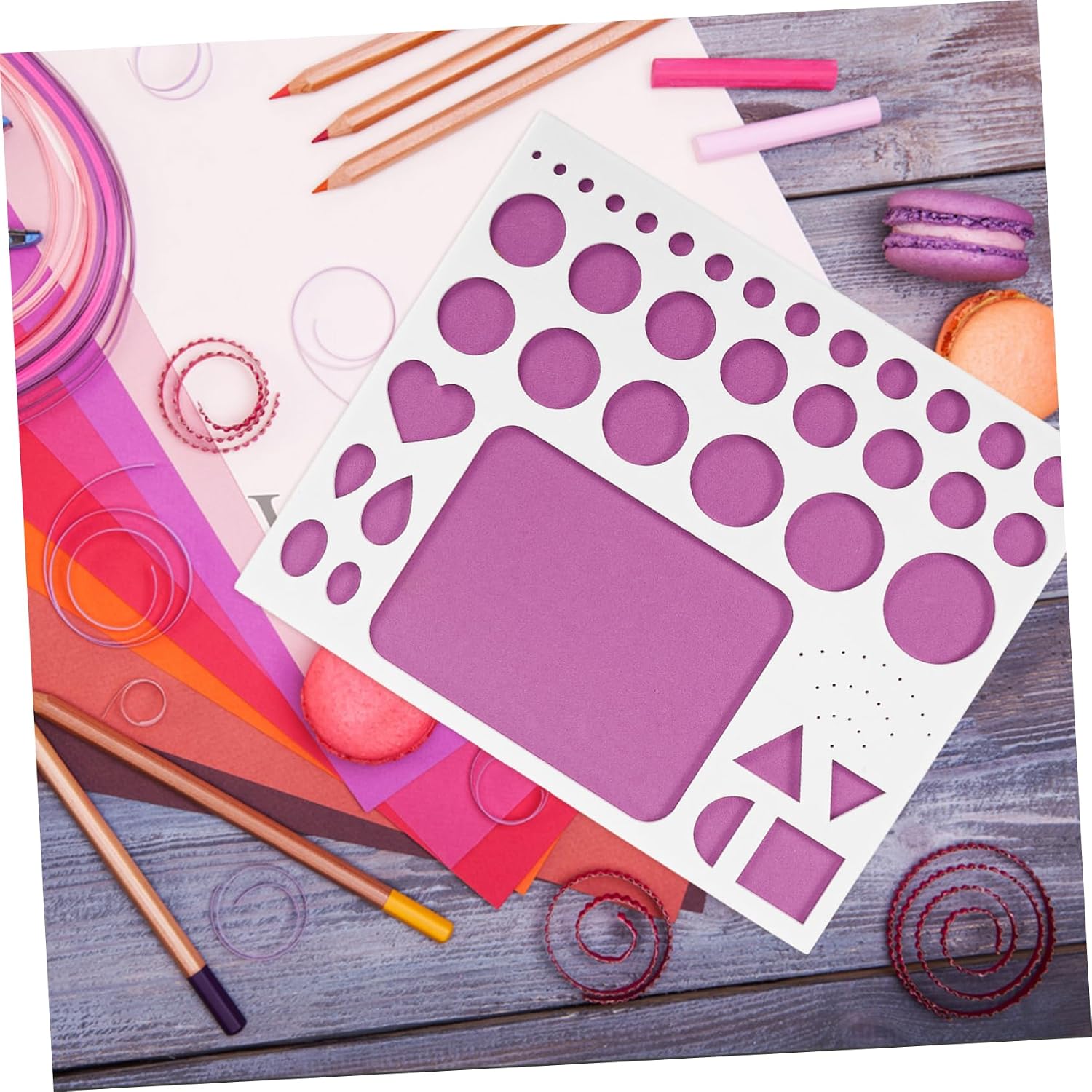 Gadpiparty Quilling Tool Ergonomic Paper Quilling Templates Rolling Tool for DIY Crafts Durable Material Comfortable to Use for Personal Professional Projects