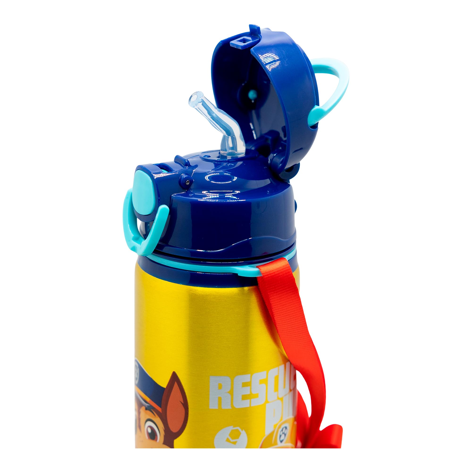 Bottiglia Riutilizzabile in Alluminio con Tracolla 730 ml Paw Patrol Boy Rescue Pups