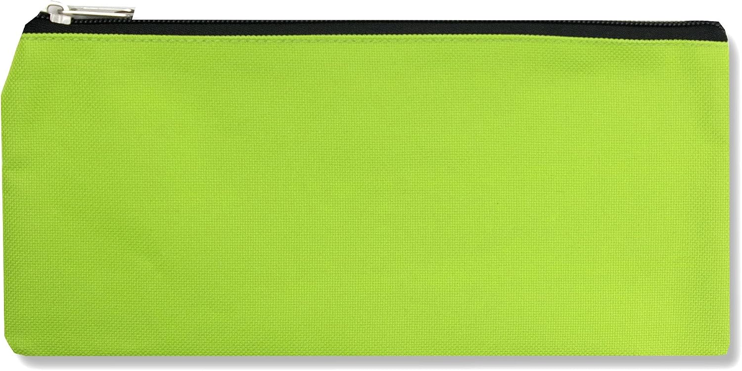 Classic Traditional Cloth Pencil Cases in Bulk, in Solid Colors
