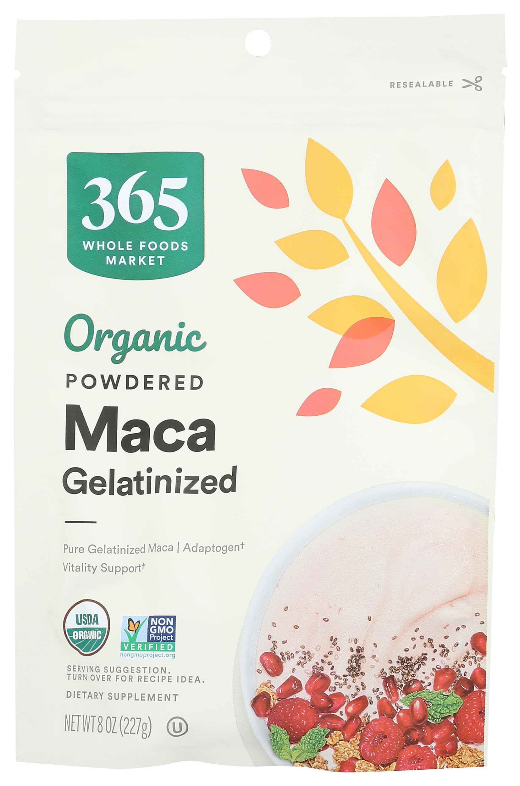 365 by Whole Foods Market, Organic Gelatinized Maca Powder, 8 Ounce