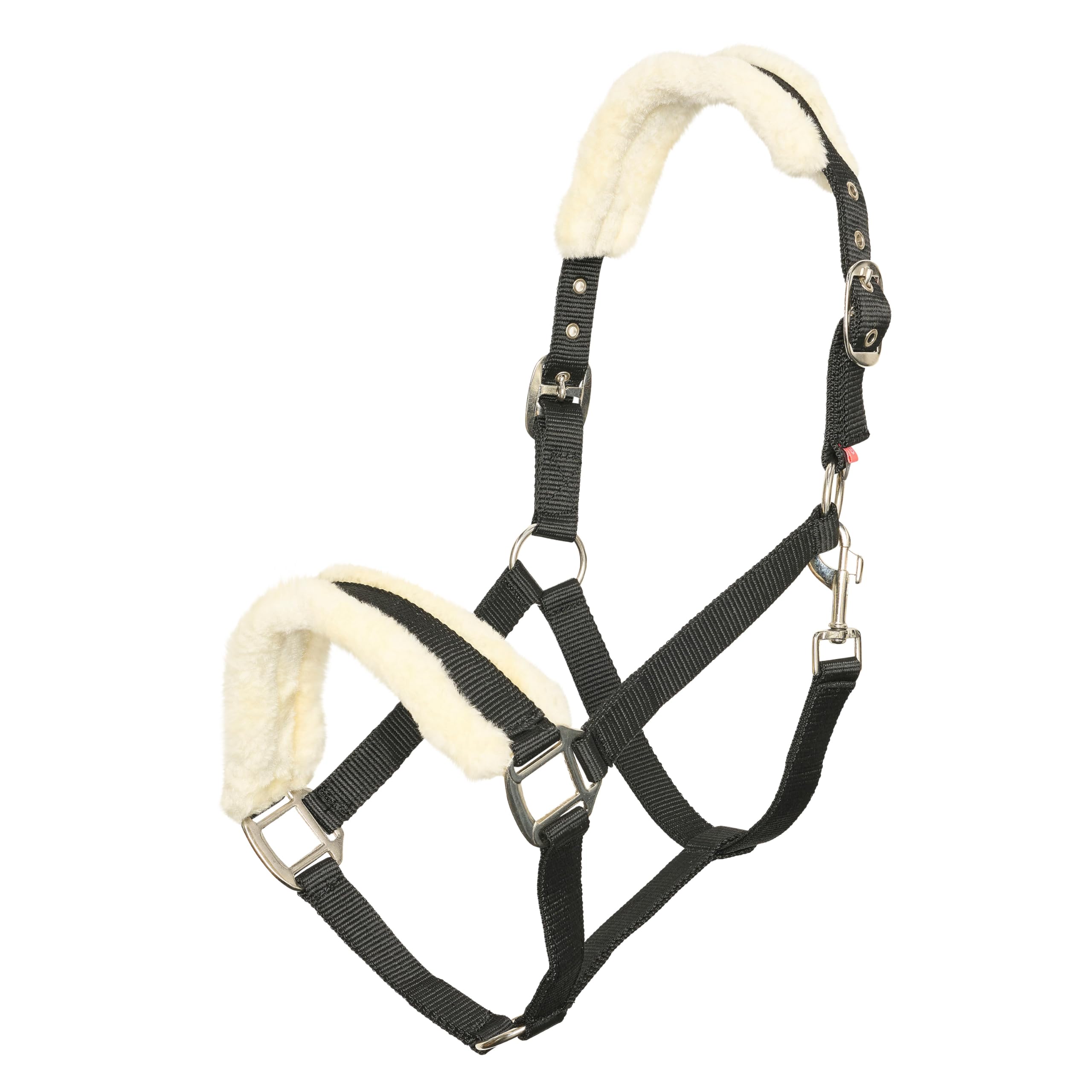 Imperial Riding Headcollar IRHClassic Fur, Black, P/S
