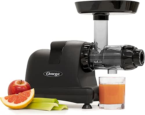 Omega Cold Press Juicer Machine, All-in-One Nutrition System for Vegetable